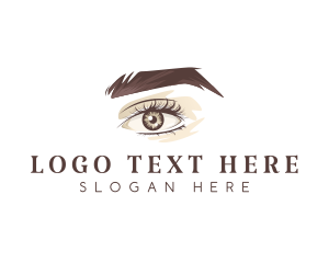 Beauty - Eye Makeup Styling logo design