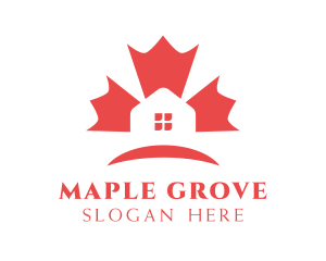 Maple - Canada Landscaping Company logo design