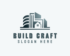 Construction Realty Building logo design