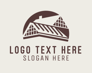 Window - House Roof Contractor logo design