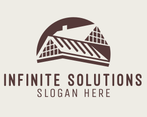 House Roof Contractor Logo