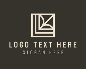 Abstract Book Letter L logo design