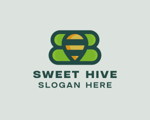 Nature Bee Hive logo design