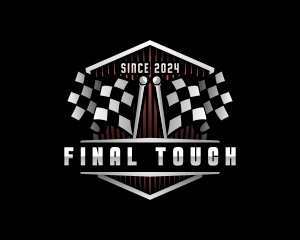 Finish - Checkerd Flag Racing logo design