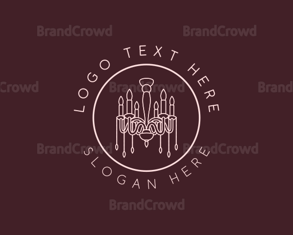 Luxury Chandelier Lighting Logo