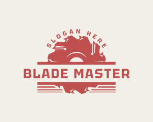 Saw Blade Carpentry logo design