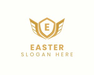 Pilot - Elegant Crest Wings logo design