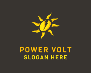 Solar Power Energy  logo design