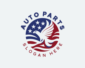 Patriotic USA Eagle Logo