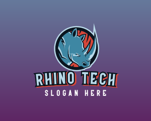 Rhino - Rhino Gaming League logo design