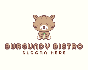 Burrito Kitten Catering logo design