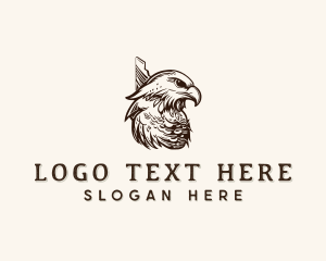 Avian - Aviary Bald Eagle logo design