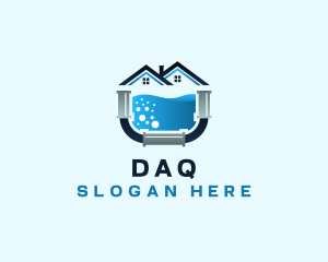 Drainage - Home Pipe Sink Repair logo design