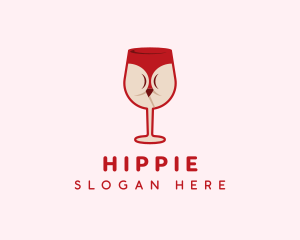 Wine Glass Bikini Logo