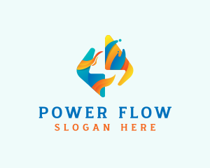 Fire Water Electric Provider logo design