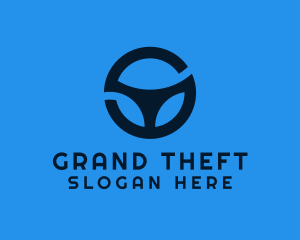 Garage - Letter S Steering Wheel logo design