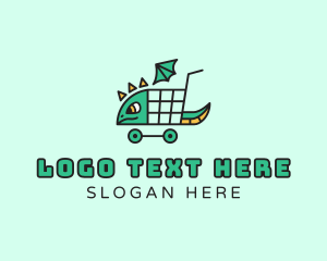 Monster - Dragon Cart Shopping logo design
