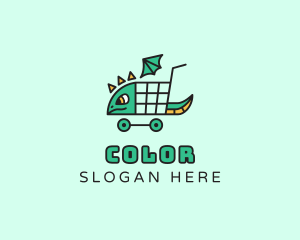 Specialty Store - Dragon Cart Shopping logo design