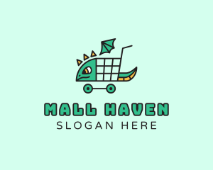 Dragon Cart Shopping logo design