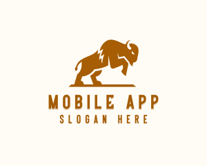 Bison - Bison Buffalo Bullfighting logo design