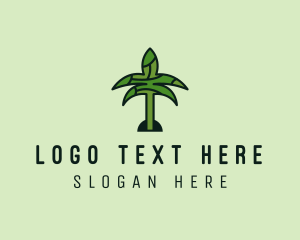 Moslem - Arabic Palm Tree logo design