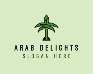 Arab - Arabic Palm Tree logo design