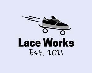 Fast Skateboard Sneakers logo design