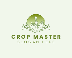 Vegetable Harvest Market logo design