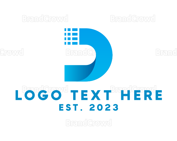 Device Data Company Letter D Logo