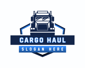 Trailer Truck Garage logo design