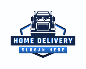 Trailer Truck Garage logo design