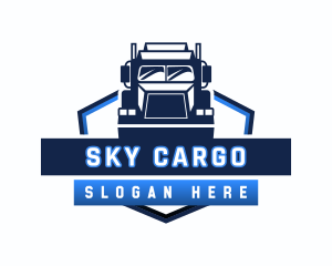 Trailer Truck Garage logo design