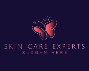 Butterfly Wings Salon logo design