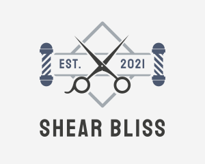 Artisanal Barber Emblem logo design