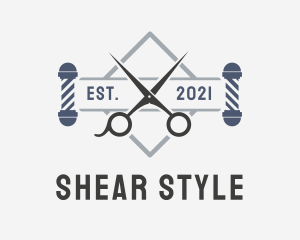 Artisanal Barber Emblem logo design