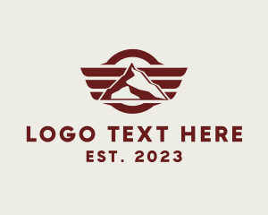 Tourism - Mountain Outdoor Camp logo design