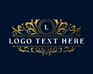 Crest - Elegant Floral Crest logo design