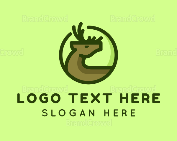 Wild Deer Antler Logo