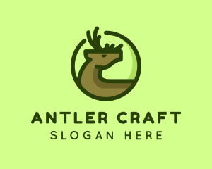 Wild Deer Antler logo design