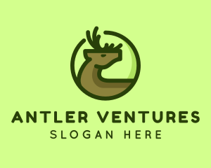 Wild Deer Antler logo design