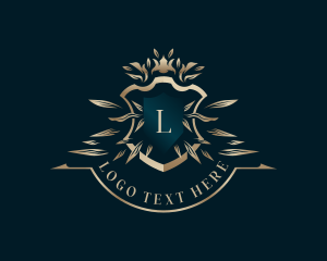 Leaf Ornament Wealth Logo