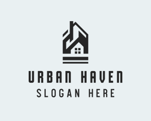 Home Residence Property logo design