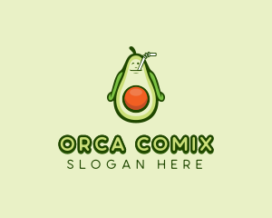 Happy Avocado Smoothie  Logo
