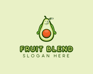 Smoothie - Happy Avocado Smoothie logo design