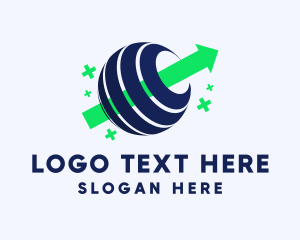 Insurance - Spiral Globe Logistics logo design