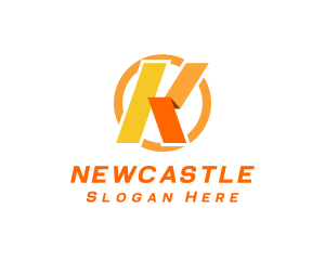 Professional Folding Company Letter K Logo