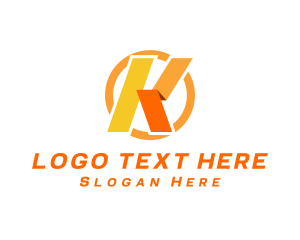 Professional Folding Company Letter K Logo