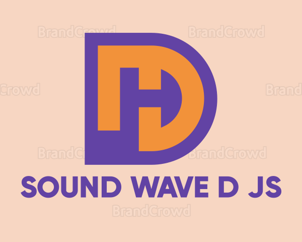 Purple DH Symbol Logo