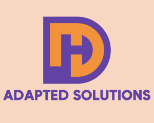 Modified - Purple DH Symbol logo design