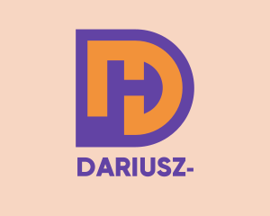 Modified - Purple DH Symbol logo design